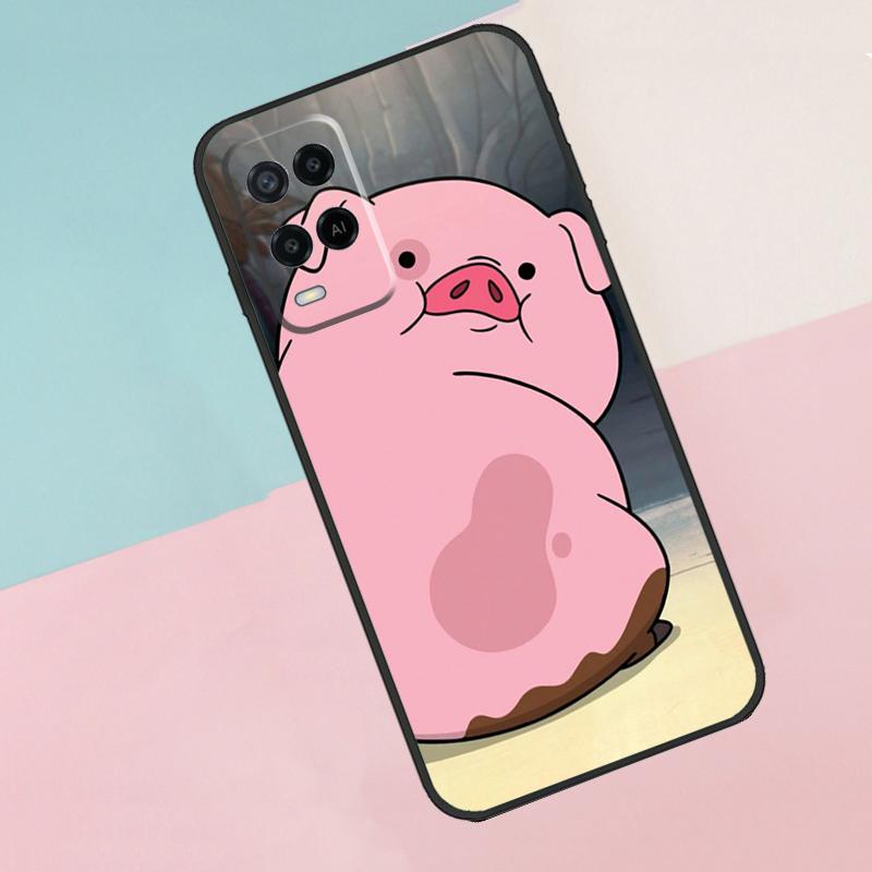 Мультяшная свинка Для Oppo A40 A60 A80 A18 A38 A58 A78 A98 A79 A16 A76 A96 A15 A74 A94 A54 A77 A17 Чехол для телефона