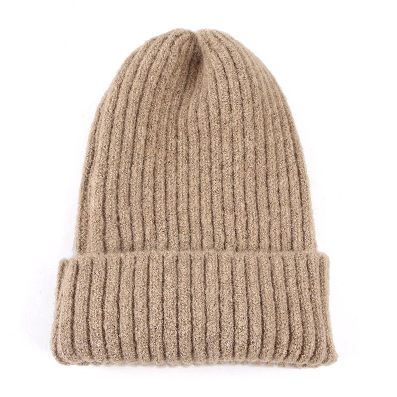 Winter Knitted Hat Women Beanie Autumn Warm Soft Trendy Kpop Style Beanies Skullies Hats Girls Bonnet Ladies Cap