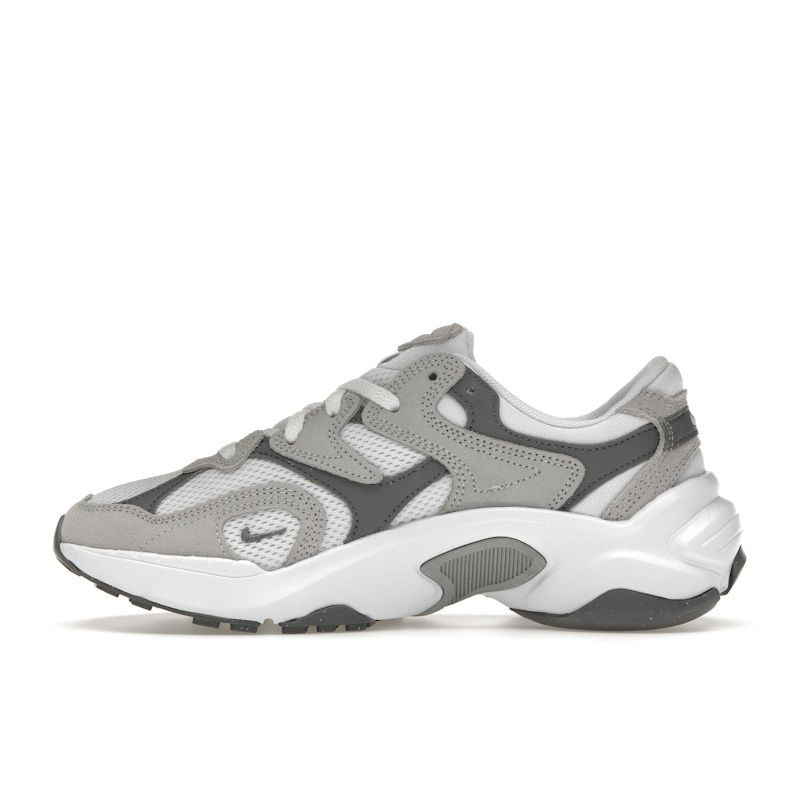 Nike AL8 Smoke Grey Metallic Silver Women Sneakers White Black FJ3794-101
