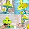 Dinosaur Shower Head Bath Toy With Rotating Water Spray For Kids Playtime