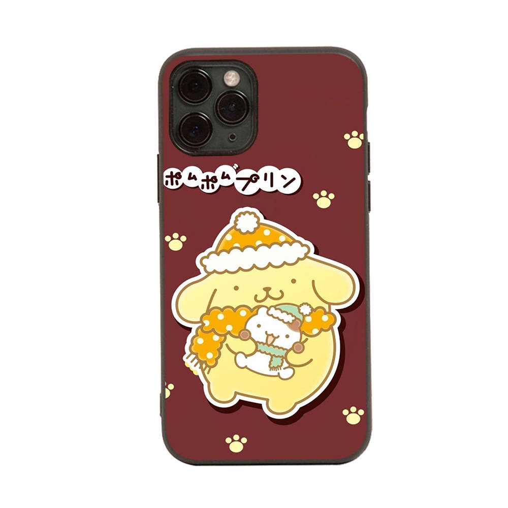 HK31 PomPom PurinBlack Мягкий чехол для Xiaomi Poco X6 X4 M5 M6 F5 F6 C65 C55 C50 C51 C40 Pro Redmi 14C A3X 13C 12C 11T 10A 9C Note 7 6 8A Plus