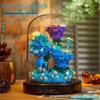 Подсолнух и Роза Совместимо с Lego: Алмазная сборка «Вечный цветок» - Свежие цветочные украшения для Праздника Циси