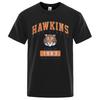 Hawkins High School Class Of 1983 Men T Shirt Funny Tiger Printed Clothing O-Neck Cotton T-Shirts Casual Short Sleeve
