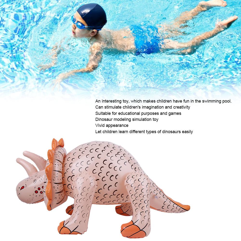 Имитация модели динозавра для вечеринки у бассейна, надувная игрушка динозавра, обучающая игрушка