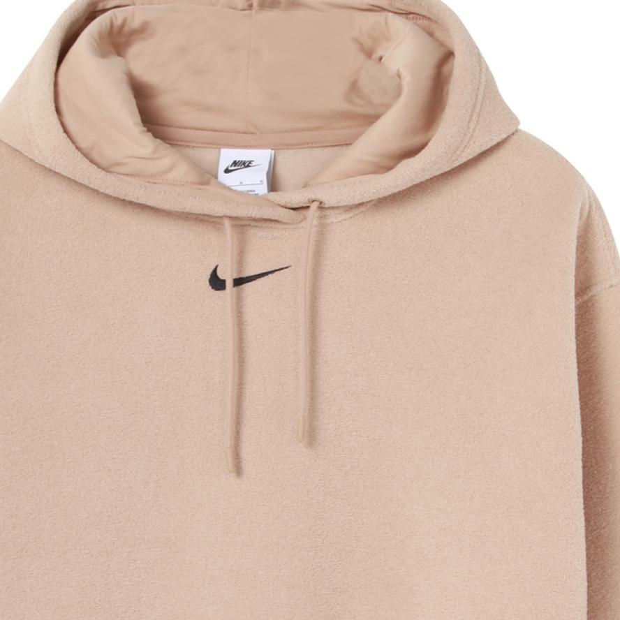 Nike Повседневная женская толстовка с капюшоном с логотипом Горчичный DD5119-200