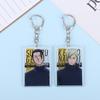 Jujutsu Kaisen Anime Figures Gojo Satoru Geto Suguru Cosplay Acrylic Key Chains Fushiguro Toji Character Keyring Decor Pendant