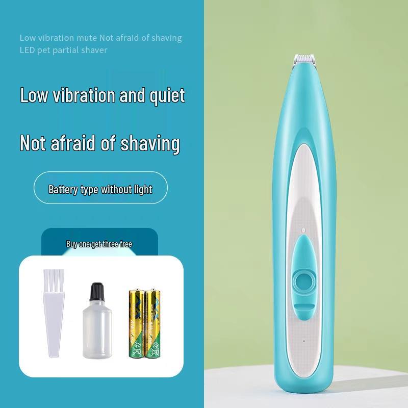 Электрическая машинка для стрижки шерсти домашних животных с подсветкой для кошек и собак