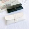 White Black Fashion Glasses Case Sunglasses Storage Box Soft Bag Case Trendy Popular New Travel Portable Myopia Sunglasses Case Jewelry