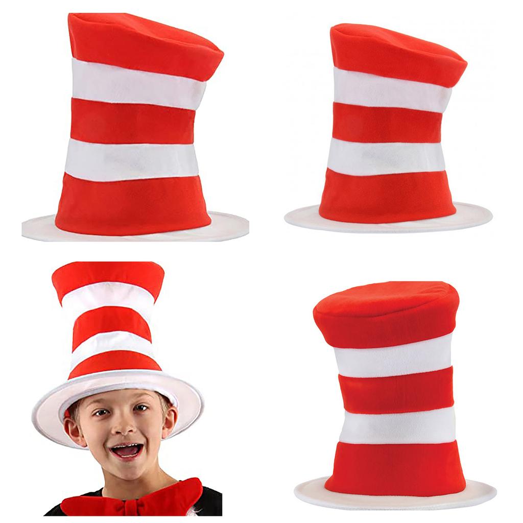 Party Dr Seuss Hat for Adult Friends Gathering Funny Top Cap Cosplay Costume Cap Prank Festive Party Accessory