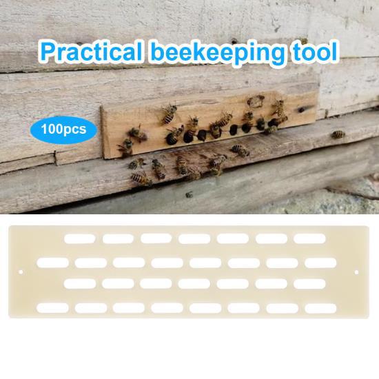 100 шт. Защитные ворота для улья, предотвращающие побег матки, пластина для пчеловодства, оборудование, аксессуары