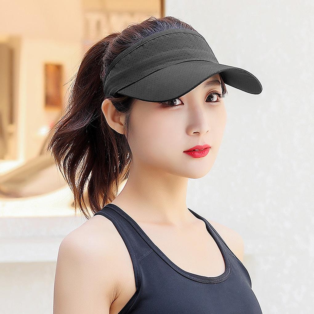 Спортивная кепка от солнца из охлаждающей сетки (Темно-серый) Кепка с козырьком от солнца