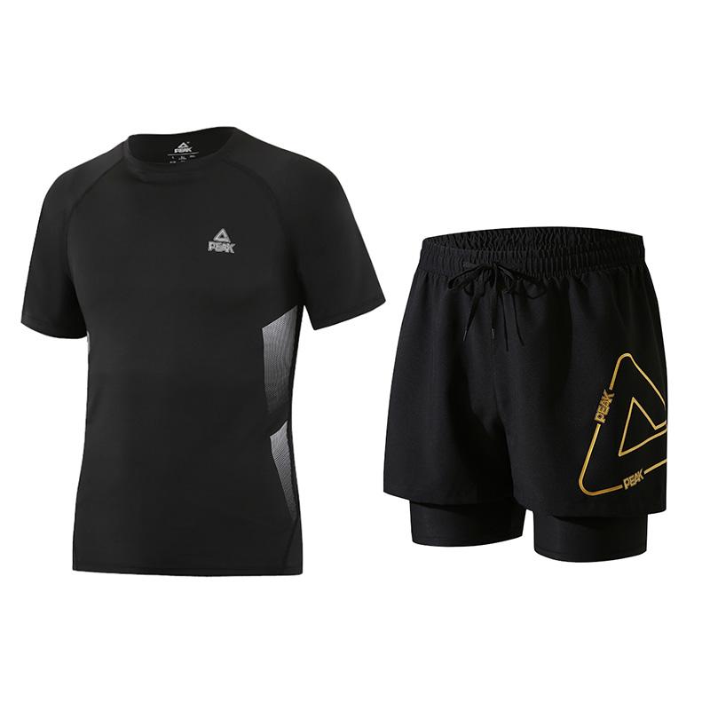 PEAK Casual Sportswear Sets Men's Crew Neck Thin YS02135+YS03108
