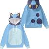Anime Character Hooded Sweatshirt with Ears Cosplay Hooded Casual Cute Hoodie