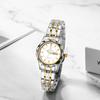 Часы Seiko Аналоговые часы-копии Женские Светящиеся Дата День недели Водонепроницаемые Часы Легко читаемый циферблат Нержавеющая сталь Регулируемый уровень Серебряные женские