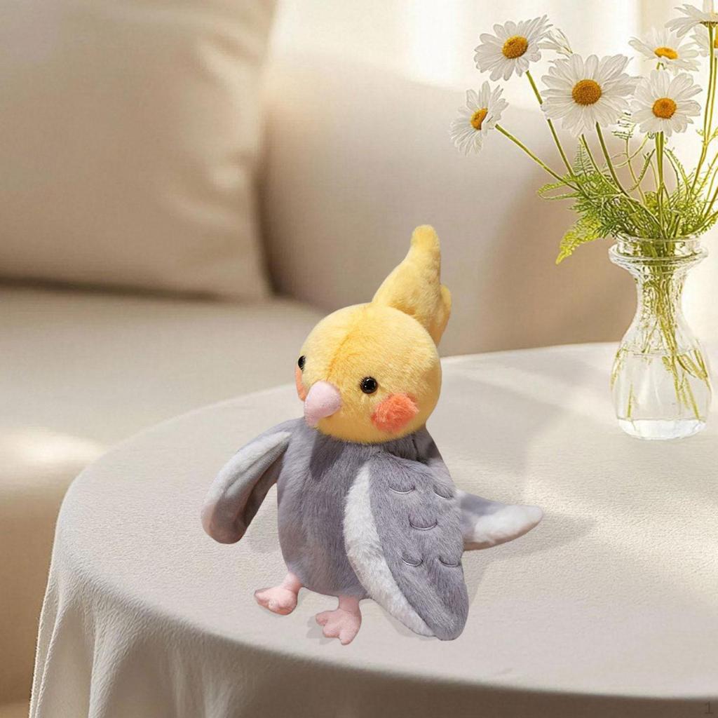 Parrot Hand Puppet, Interactive Bird Kids Gift, Doll for Counting Games