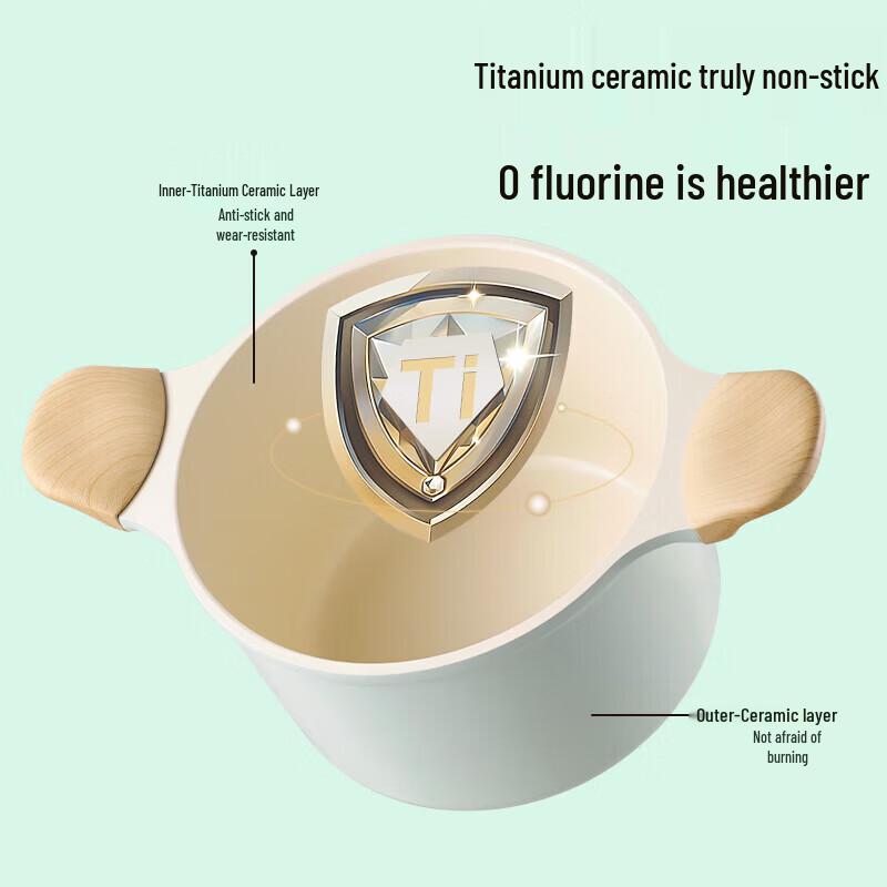 COOKER KING Керамическая антипригарная кастрюля для супа 22 см