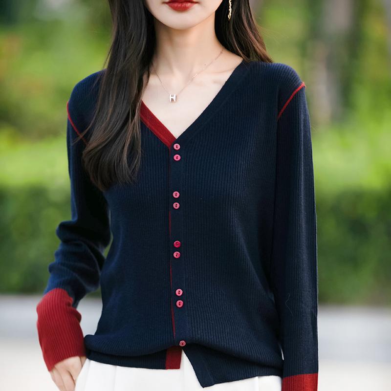 Женский легкий кардиган из 50% шерсти и 50% шелка Mulberry — универсальный трикотаж на все 4 сезона для комфорта и стиля в любое время года