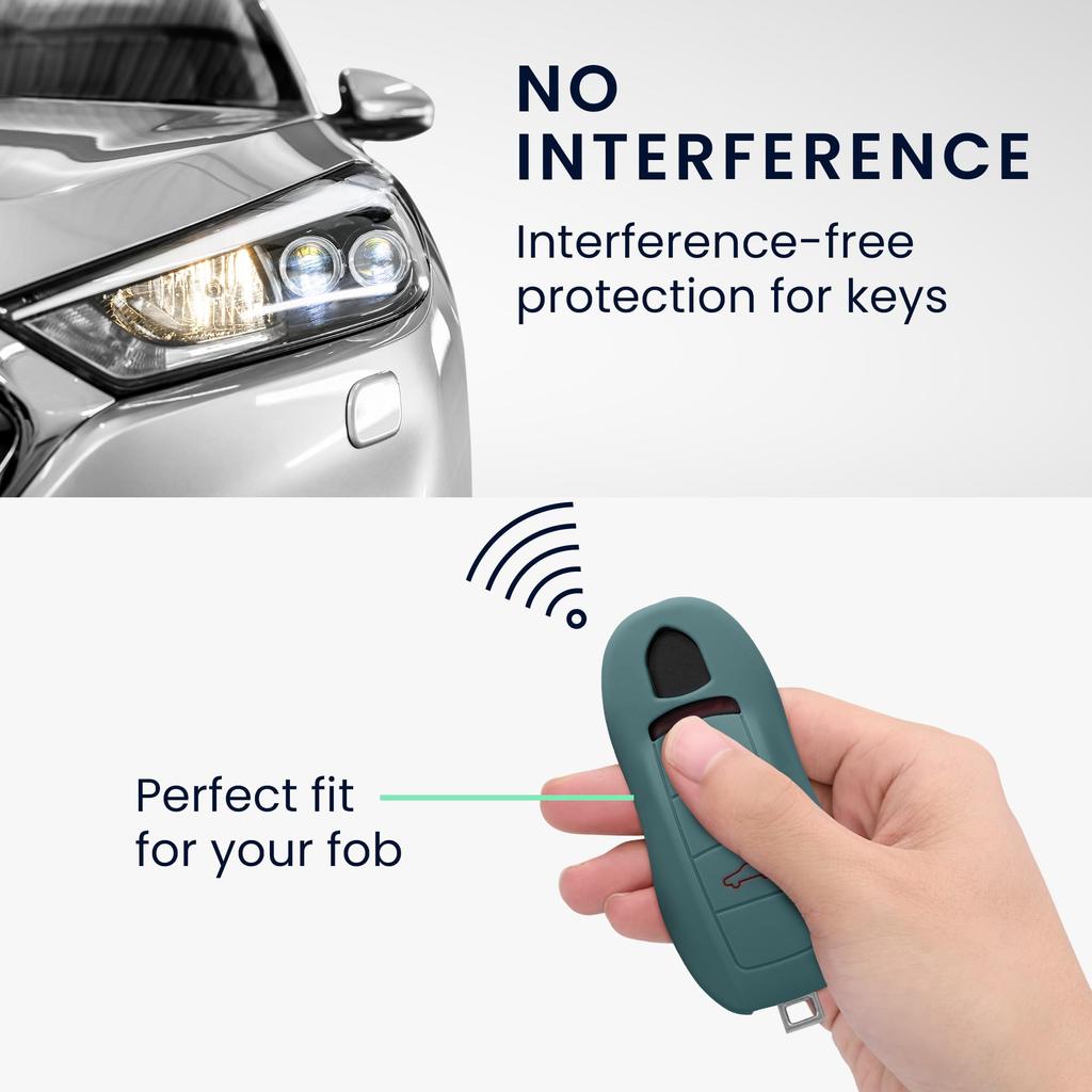 Чехол для ключа Porsche с тремя кнопками (Только модели, совместимые с бесключевым доступом) - Силиконовый чехол