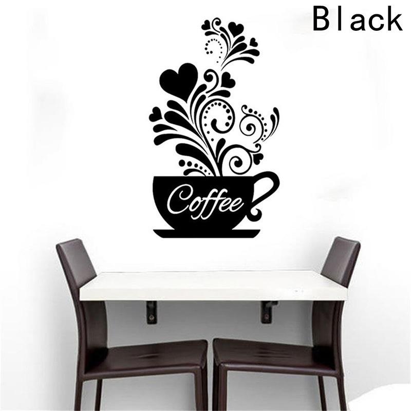 Сделай сам, наклейки на стену, наклейка на чашку кофе, украшение на стену, съемный домашний кухонный художественный декор, W