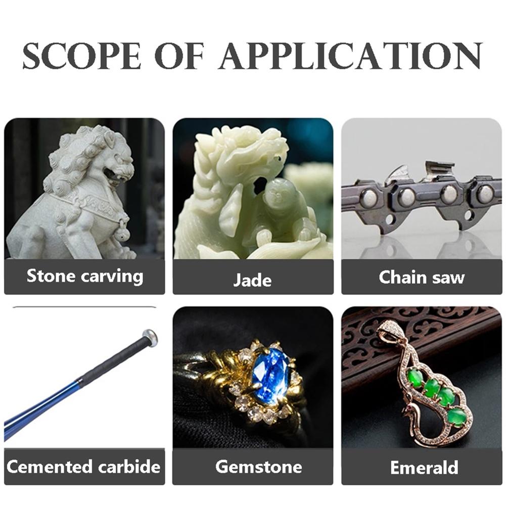 6 шт. точилка с покрытием цилиндрическая точилка для жерновов