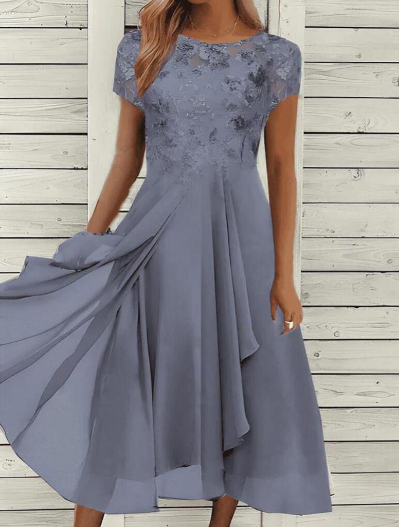 Европейское и американское шифоновое вечернее платье с длинной юбкой-клёш и принтом из пайеток