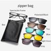 MOMOJA Magnetic Men's Glasses Frame TR90 Ультралегкая и удобная магнитная солнцезащитная оправа с зажимом для очков, модные очки по рецепту 12088