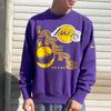 Nike Толстовка с длинными рукавами и графическим рисунком НБА Лос-Анджелес Лейкерс на флисовой подкладке, мужские топы фиолетового цвета DH9439-504