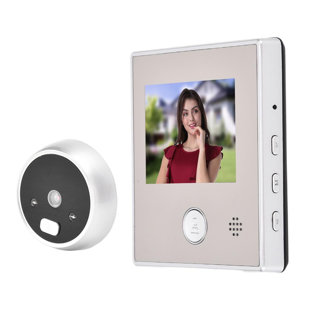 Intelligent Video Doorbell Digital Door Viewer 2.8in TFT LCD Display Infrared Night Vision 135 Degrees