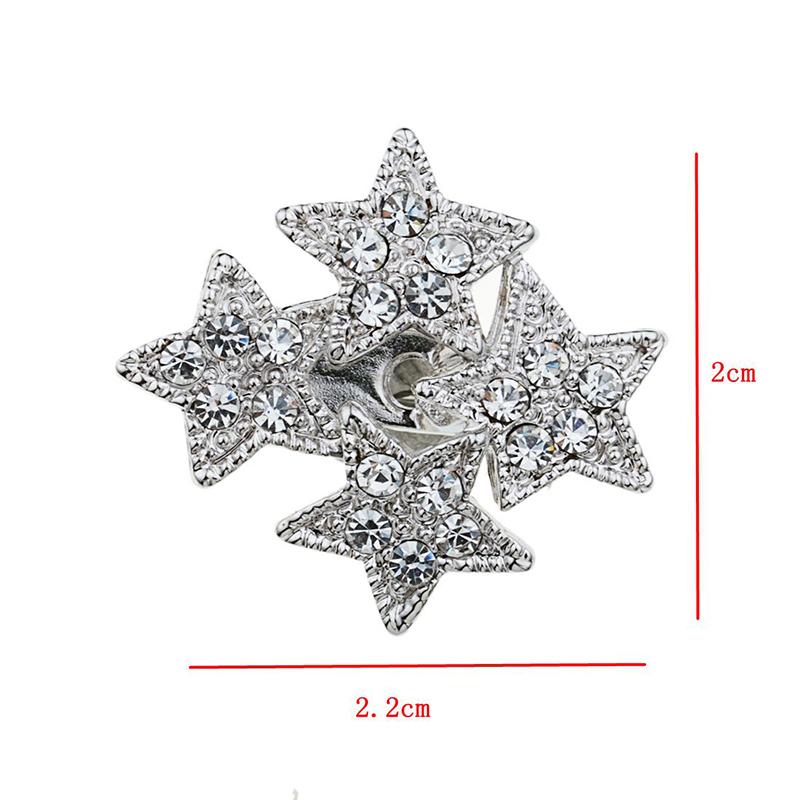 1PC Brooch Women Brooch Pin Rhinestone Crystal Wedding Elegant Fashion Accessories