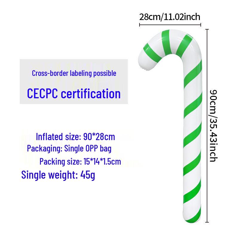 Надувной уличный рождественский шар-фонарь для украшения двора