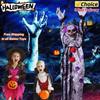 Halloween Decorations Electric Voice-activated Hanging Ghost Clown Hanging Ghost Haunted House Horror Decoration Props