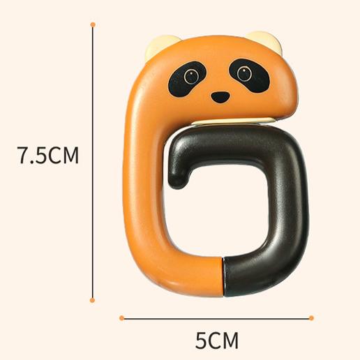 Strong Load-Bearing Desktop Bag Hook Table-Side Non-Slip Schoolbag Key Hanger Hook Foldable Cartoon Animal Hooks