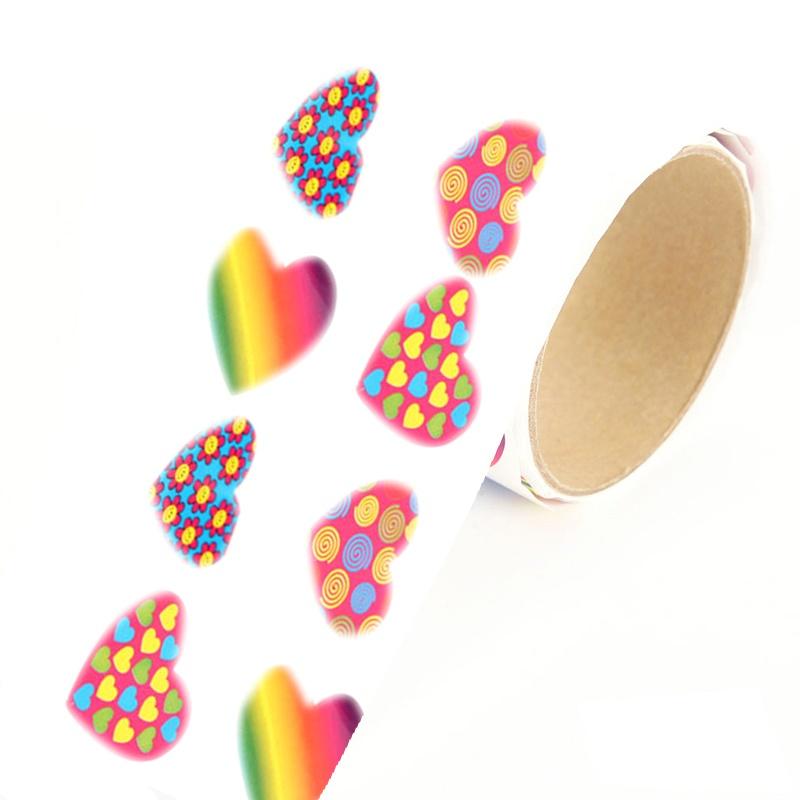 Наклейки Fun Express Funky Heart Roll (100 шт.)