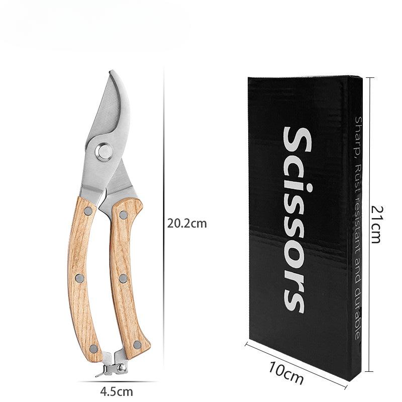 Ручка под дерево Садовые ножницы Ножницы для сбора цветов Ножницы для сбора веток Ножницы для фруктов Многофункциональные изогнутые ножницы Садовые инструменты