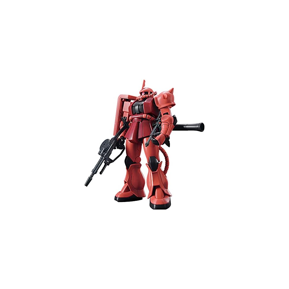 Bandai Spirits HGUC Мобильный доспех Гандам Заку II Чара 1/144 Масштаб Пластиковая модель-конструктор с цветовой кодировкой