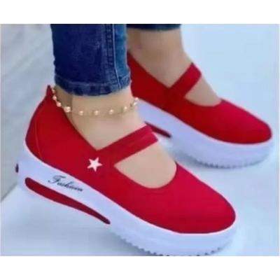 Сетчатые дышащие женские теннисные туфли, повседневная женская спортивная обувь из парусины, спортивные сандалии с толстой подошвой и полым дизайном