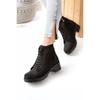 Women's Genuine Suede  Leather Mid Heeled Casual Ankle Boots
