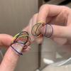 7 шт./набор Красочное кольцо с капельным маслом ультратонкое для женщин девочек вечеринка высококлассный персонализированный шарм ювелирное изделие подарок