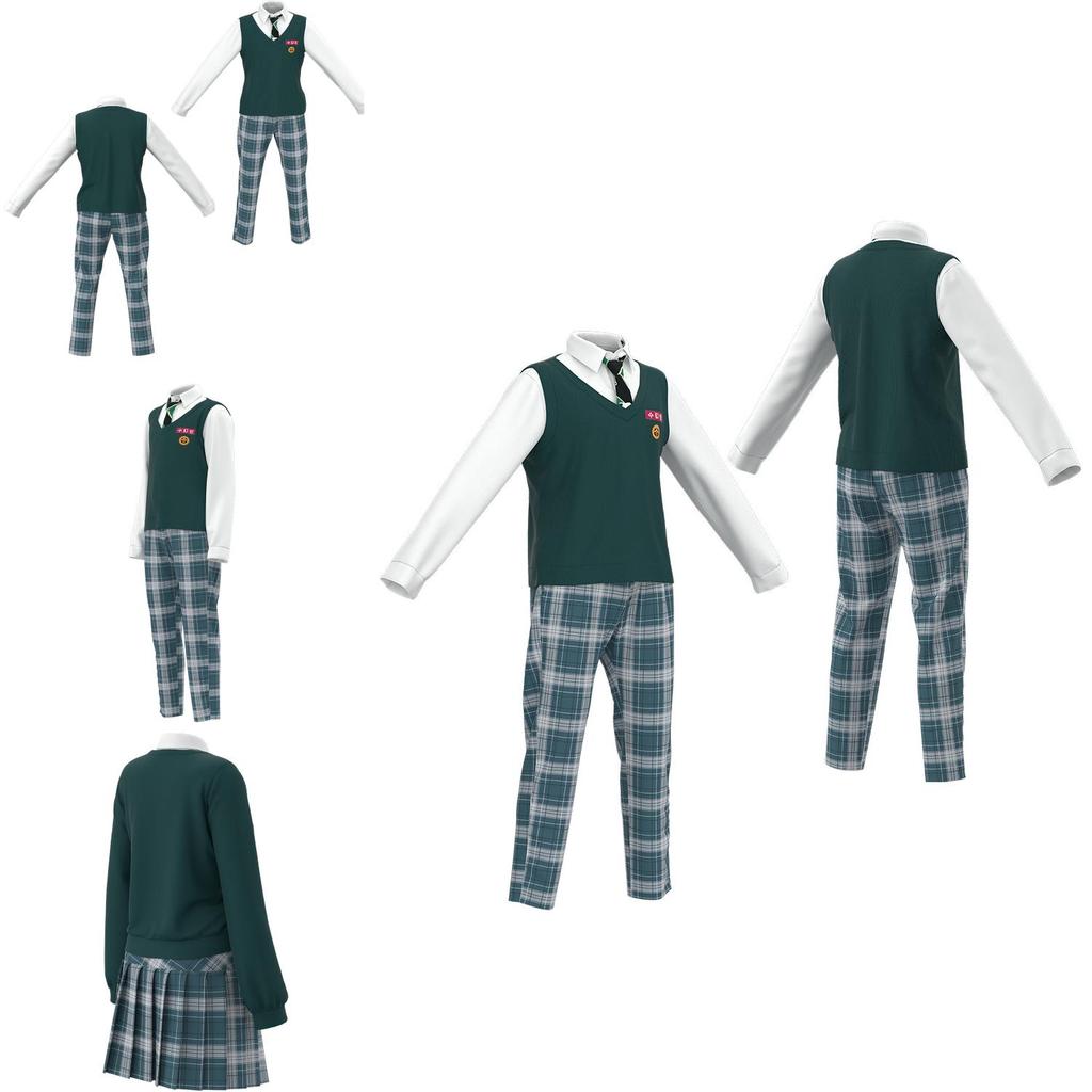 Аутентичный костюм для косплея «Мы все мертвы» для мужчин и женщин, школьная форма для Хэллоуина