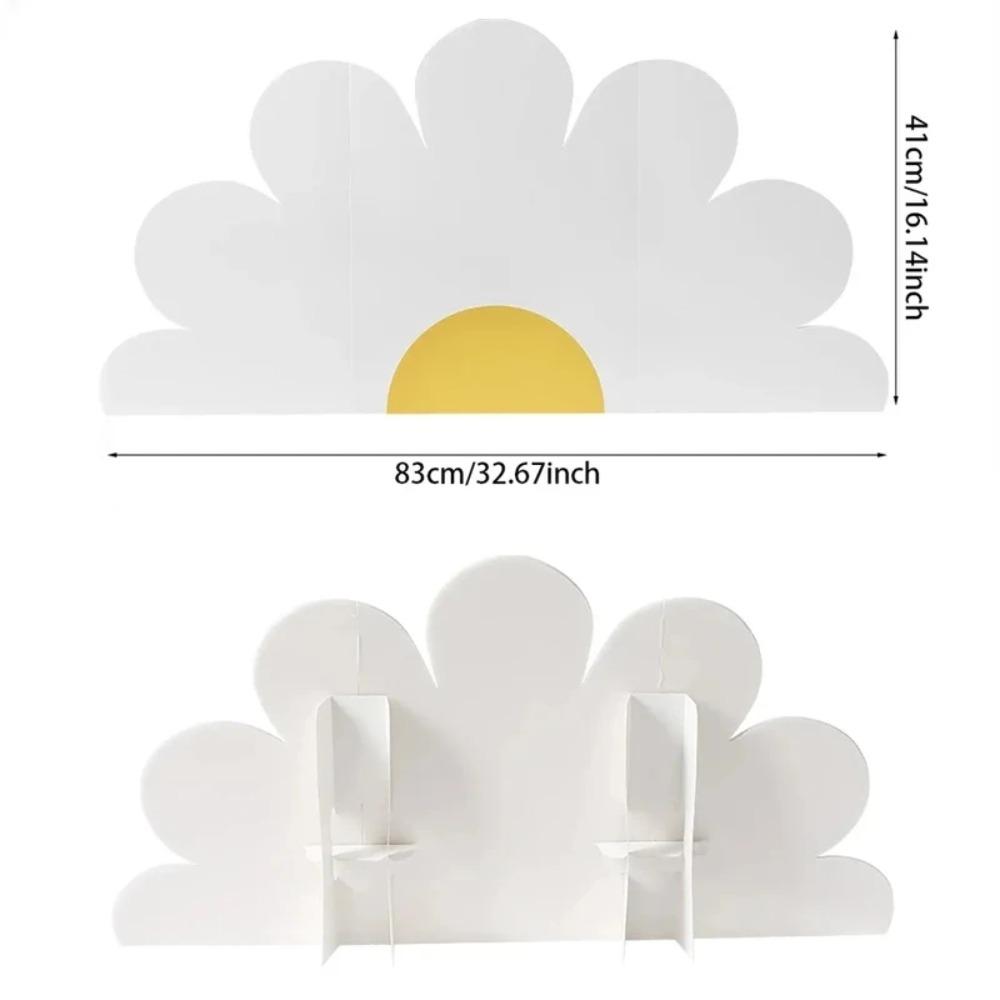 Engagement Background Wall White DIY Cardboard Cutout Foam Cute Daisy Party Background Exquisite Daisy Birthday Decor Home