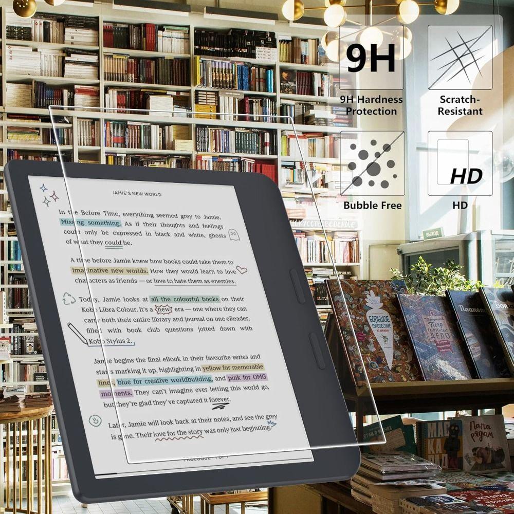 2 Pack 6/7/10.3 inch Screen Protector for KOBO Clara 2E Libra Colour BW 2024 e-Reader