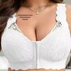 Кружевной пуш-ап французский бюстгальтер большого размера с застежкой спереди - Без косточек и с дополнительной поддержкой для сна