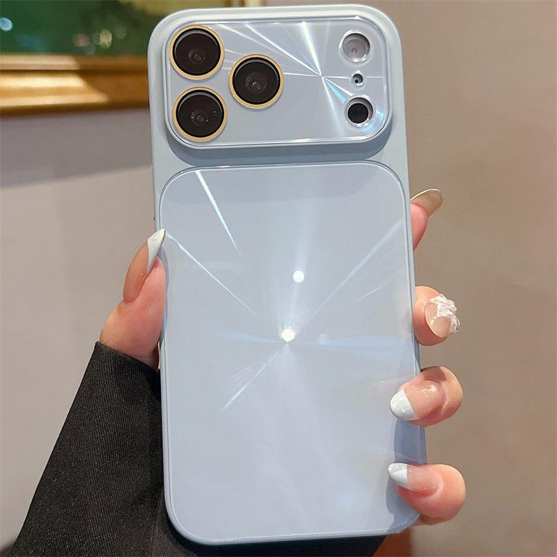 Совместимый чехол для iPhone 11-17 с кольцом, держателем для ремешка на запястье и градиентным дизайном