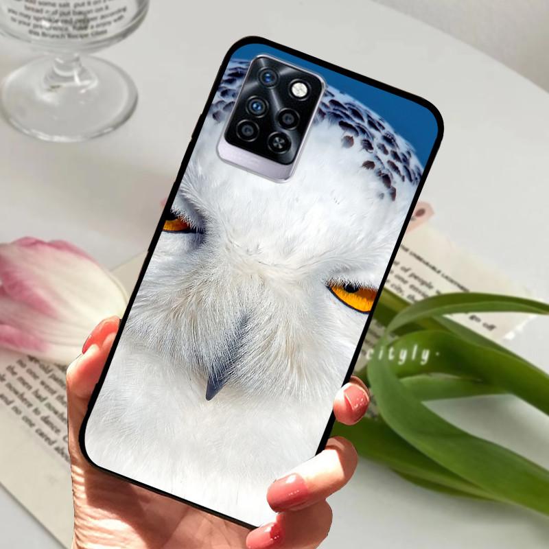 Чехол для Infinix Note 10 Plus Черный Мягкий силикон ТПУ Задняя крышка Для Infinix Note10 Pro NFC Чехол для телефона Note 10 Pro Plus Бампер