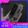 For Jeep Car Metal Leather Key Ring Chain For Jeep Grand Cherokee WK WK2 JK KK KL Commander XK Renegade Styling Keychain Auto