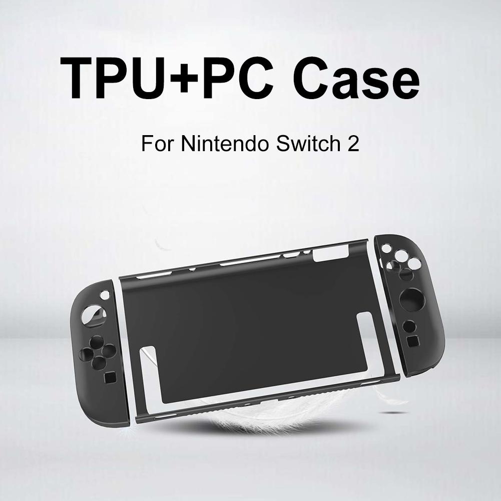 TPU+PC Detachable Case for Nintendo for Switch 2 Protective Case Cover Anti-scratch Protective Shell Shockproof Game Accessories