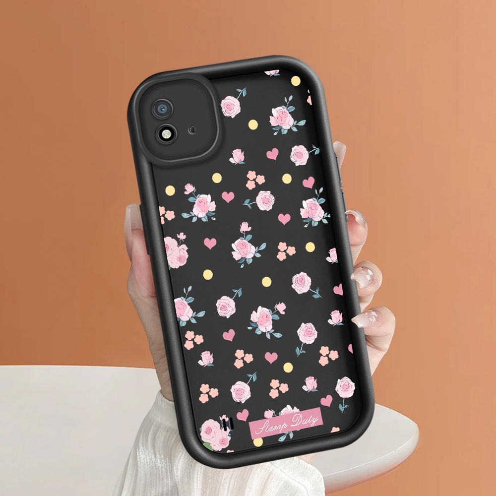 Мягкий силиконовый квадратный чехол с рисунком лестницы для телефона, полное покрытие, противоударный защитный резиновый чехол для камеры для OPPO Realme