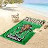 Marshall Thundering Herd Print Beach Towel, Large Soft Quick Dry Towel for Beach Camping Swimming