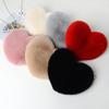 Yogodlns Fashion Women's Heart Shaped Handbags Cute Faux Fur Crossbody Bags Lady Soft Plush Chain Shoulder Bag Shopper Totes