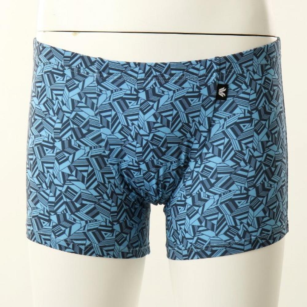 Wakolu Полиэстер Спандекс Простой Геометрический Принт Мужские S droweS Wmp2400